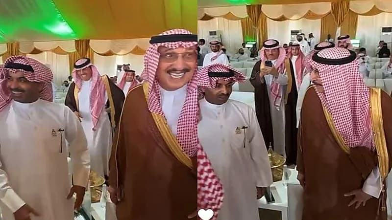 طارق العلي يمازح أمير جازان .. فيديو