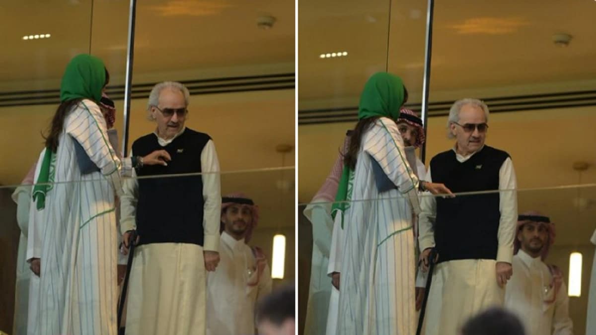 الأمير الوليد بن طلال في المملكة أرينا دعماً لـ الهلال