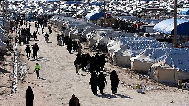 الزواج وسيلة نساء " داعش " للهروب من مخيم الهول في سوريا