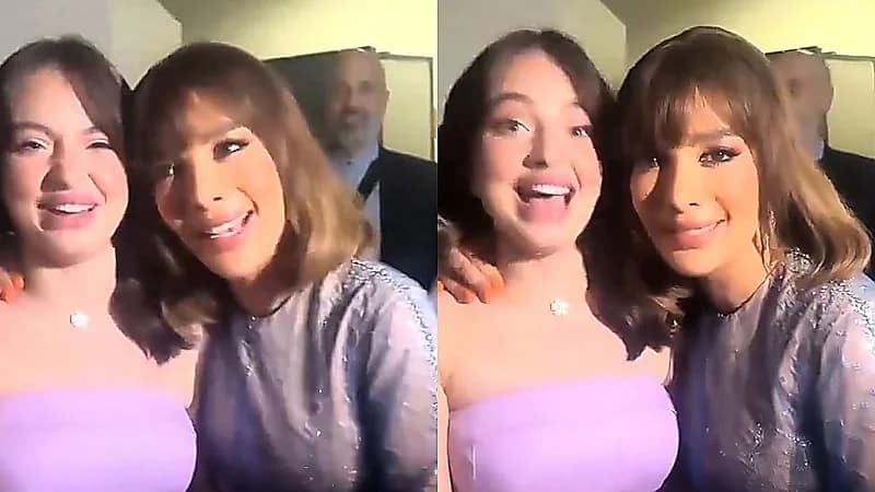 أصالة ممازحة بيسان إسماعيل: إن شاء الله بتكوني أحسن مني بس هيك مجاملة .. فيديو