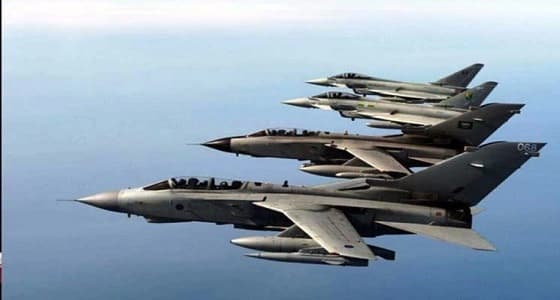 " التحالف العربي " يشن غارات مكثفة على مواقع ميليشيا الانقلاب شرق اليمن