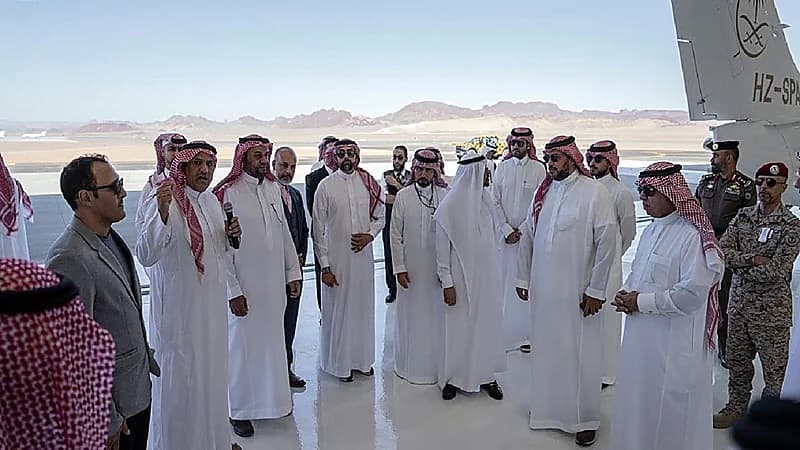 بالصور .. تدشين محطة الطائرات الخاصة في مطار العلا الدولي