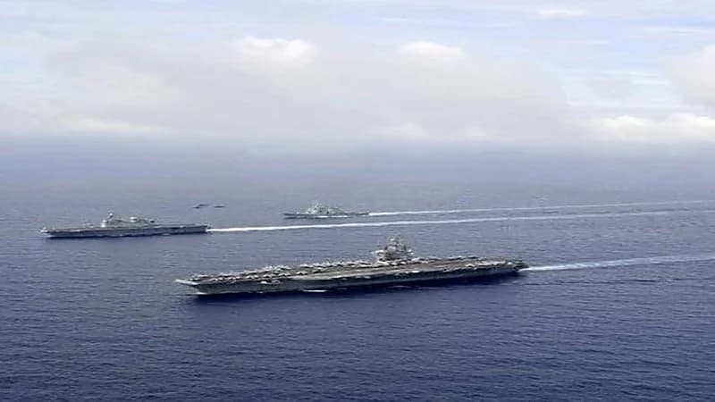 حاملات طائرات أمريكية تتجه إلى تايوان بعد تحذير الصين 