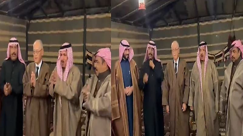 فيديو.. السفير الياباني في المملكة يؤدي "الدحة"