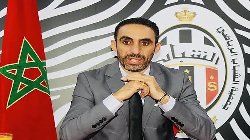 الاتحاد المغربي يعاقب رئيس نادي الشباب البيضاوي بالإيقاف 3 سنوات