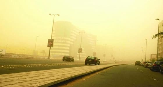 شبه إنعدام مدى الرؤية الأفقية بطريق جدة-مكة