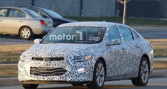 بالصور.. ظهور " شيفروليه ماليبو 2019 "  أثناء الاختبارات بالشكل الجديد
