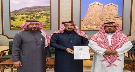 وكيل أمارة الباحة يستقبل المدير التنفيذي لشركة الرواد