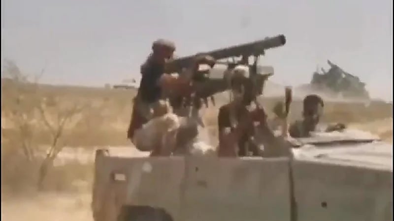 بالفيديو. تدمير طائرة مسيرة أطلقتها ‎ميليشيات الحوثي في حجة