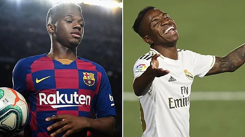 الأنظار تتجه لـ فينيسيوس وفاتي في مواجهة برشلونة وريال مدريد