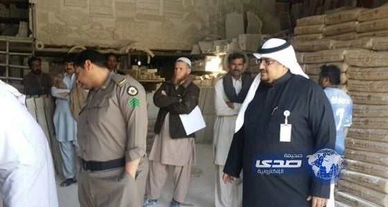  ضبط 36 مخالفة خلال حملة تفتيشية لوزارة العمل بصناعية النسيم بالرياض (صور)‎