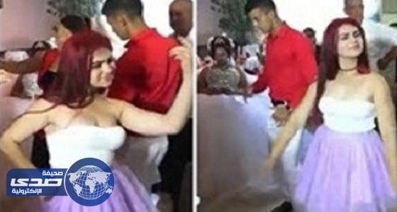 بالفيديو.. وصلة رقص مثيرة تؤدي لتجاهل العروس
