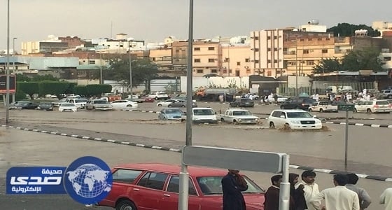 بالفيديو والصور.. سيول «وادي وج المسيال» تخفي معالم الطريق وتجرف السيارات