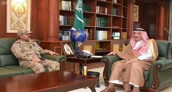 بالصور.. الأمير محمد بن ناصر يستقبل قائد قوة جازان المكلف