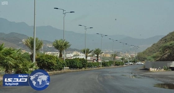 هطول أمطار متوسطة على رجال ألمع