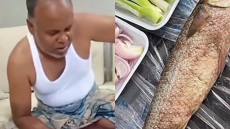 ردة فعل بنغالي دعاه صديقه المصري على أكلة فسيخ .. فيديو