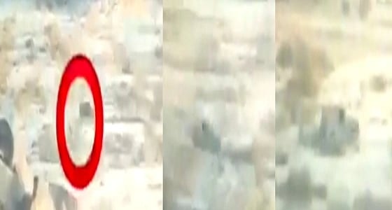 بالفيديو.. تعامل القوات السعودية مع عربة تابعة للحوثيين