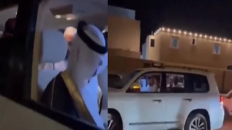 أسرة مواطن تقيم حفل زفاف لعاملها (فيديو)