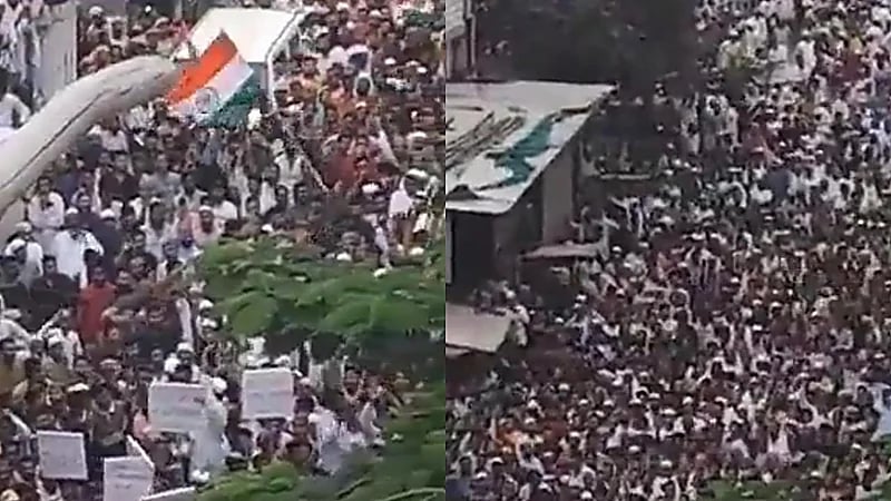 انطلاق مظاهرات في مدينة جايبور احتجاجًا على مقتل 3 مسلمين برصاص الشرطة .. فيديو