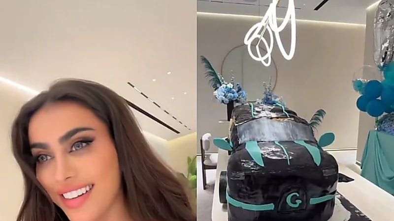 الدكتورة يومي: حبيت أعمل كيكة لزوجي على شكل سيارة بوغاتي بس شوفوا اللي طلع.. فيديو