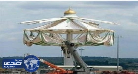 بالفيديو والصور ..تركيب أكبر مظلات في العالم على الحرم المكي الشريف