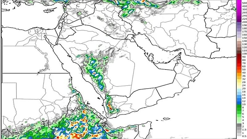 الحصيني يتوقع حالة ممطرة تؤثر على أجزاء من المملكة 