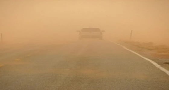 الأرصاد: استمرار الرياح المثيرة للأتربة على منطقتين اليوم