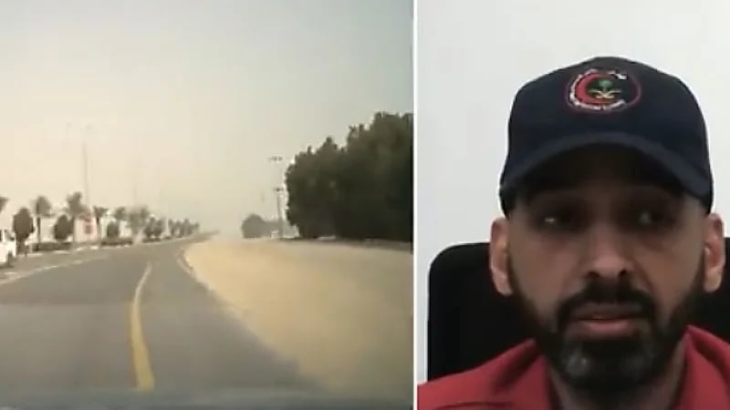 "المهيدلي": مسعف ينقذ مصابين في حادث سير ويكتشف أن ابنه أحد المصابين (فيديو)