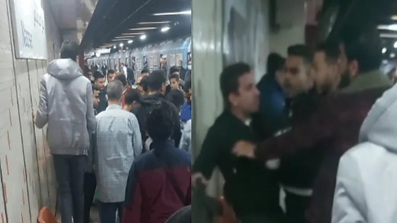 اندلاع شجار عنيف بين فتاة وشاب