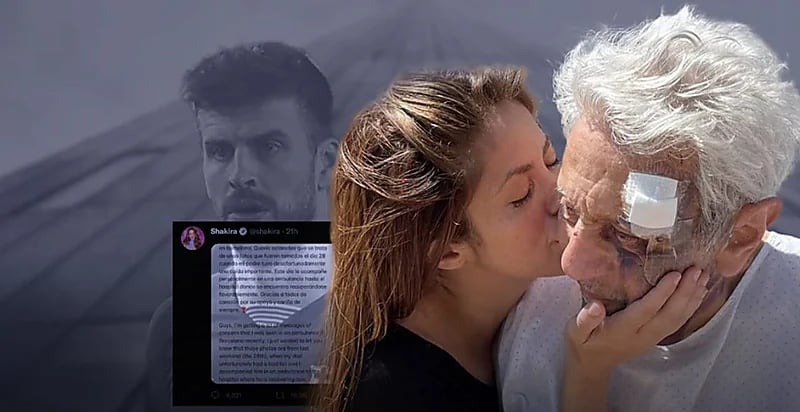 والد شاكيرا يتعرض لوعكة صحية 