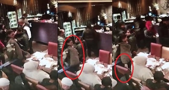 شاهد.. لص محترف يسرق حقيبة فتاة في مطعم