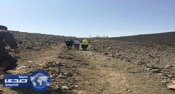 مدني الموية ينقذ شابين احتجزا بمنطقة مقلع طمية