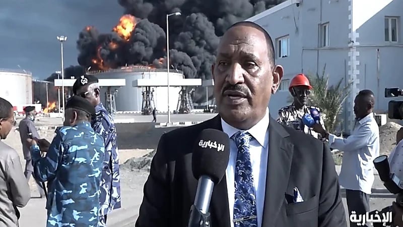 وزير الطاقة السوداني: طلبنا العون من المملكة وسيرسلون طائرات إطفائية.. فيديو