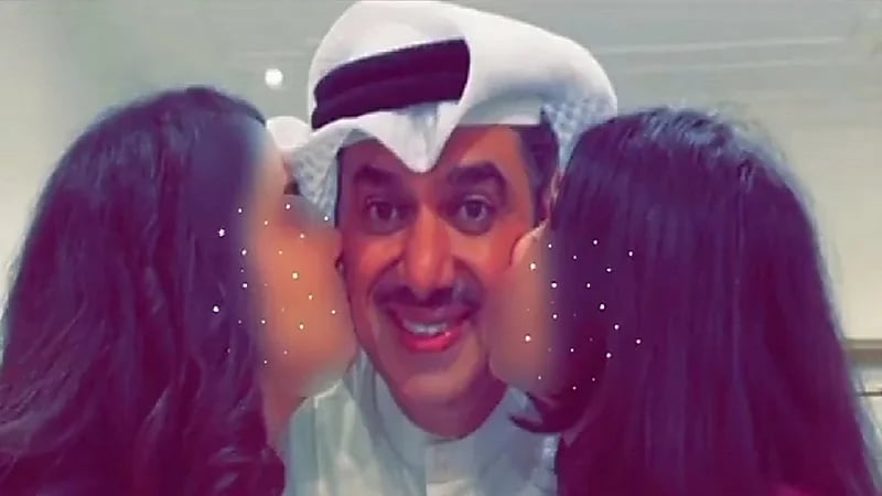 طليق إلهام الفضالة يحتفل بعيد ميلاد ابنتيه