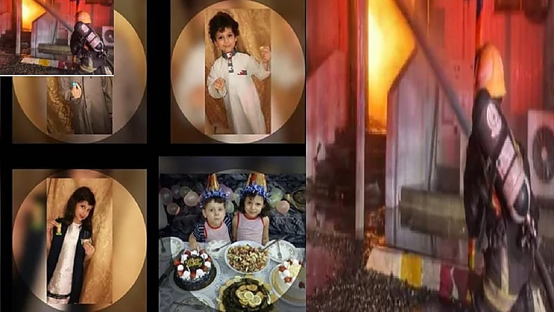 مقيم فلسطيني يودع زوجته وأبناءه بعد وفاتهم في حريق جدة: "أصبحت وحيدًا"