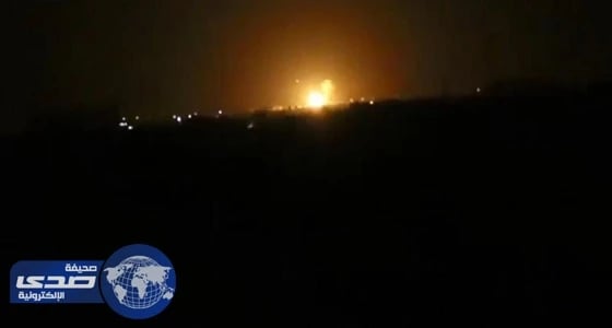 انفجار ضخم قرب مطار دمشق الدولي