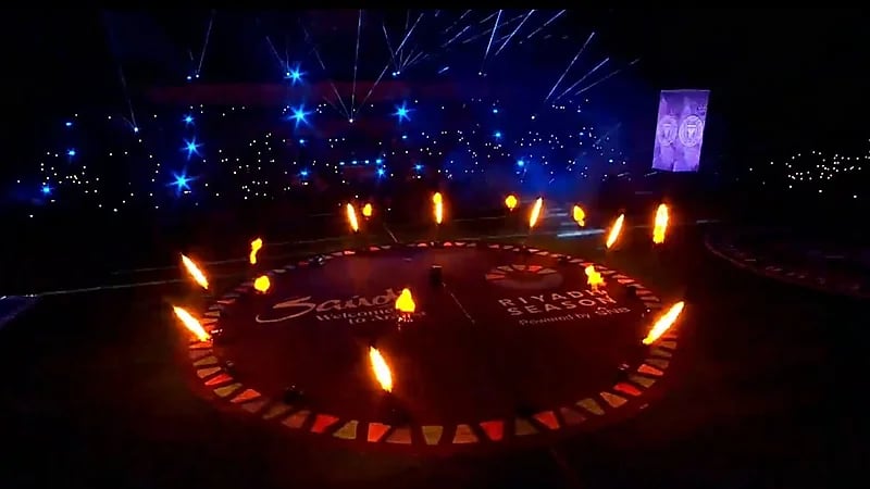 لقطات من حفل افتتاح ملعب المملكة أرينا .. فيديو