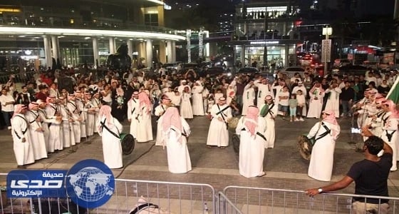خريطة احتفالات دبي باليوم الوطني السعودي