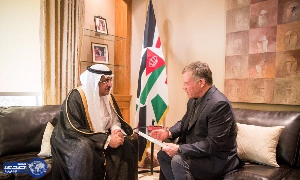 رسالة من خادم الحرمين الشريفين للعاهل الأردني