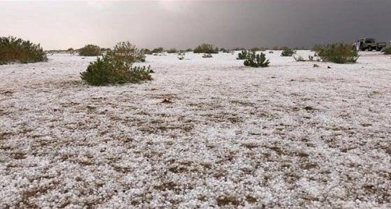 بالصور.. الأمطار ترسم لوحات فنية شمال الطائف