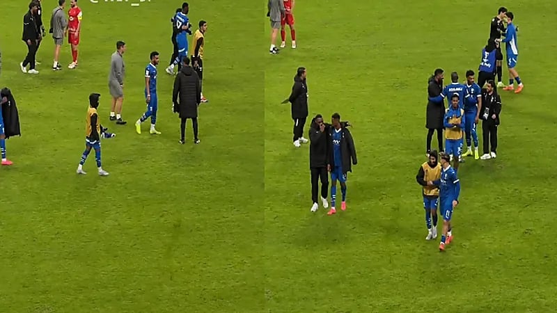 البليهي لم يقوم بتحية الجماهير .. فيديو