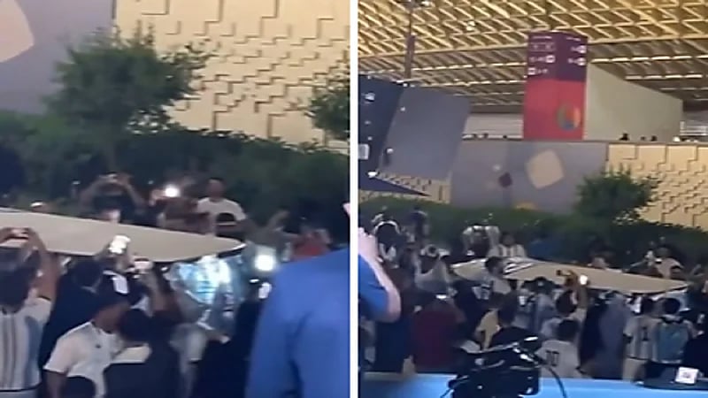 بالفيديو .. جماهير الأرجنتين تمازح شبيه نيمار بعد خروجه من كأس العالم