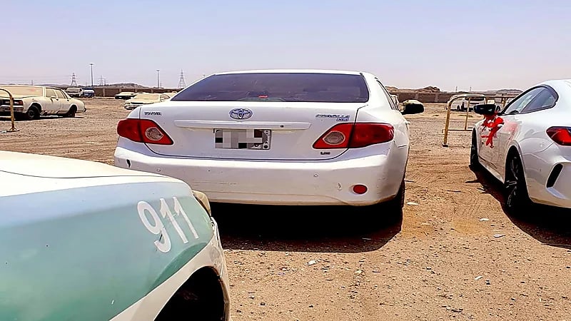 المرور يضبط قائد مركبة قام بالتفحيط داخل حي سكني بجدة