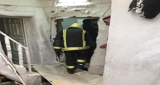 بالصور.. إصابة امرأة إثر حادث وميض لحظي ناتج عن تسرب غاز بتنومة