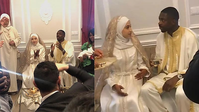 زوجة النجم الفرنسي ديمبلي تنحاز لأصولها المغربية قبل المواجهة التاريخية اليوم