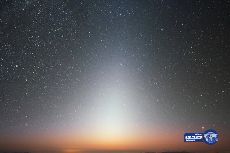 رؤية ضوء البروج في سماء السعودية ..  الأربعاء