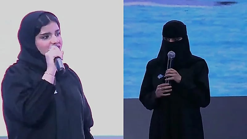 طالبتان ترحبان بالسفير الصيني باللغة الصينية .. فيديو