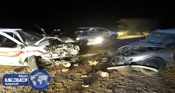 بالصور.. إصابة 6 أشخاص في حادث تصادم مروع بطريق العرضيات