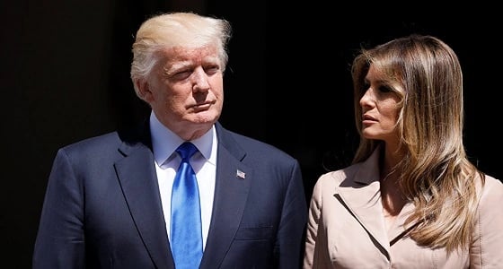 بالفيديو .. موقف يظهر سرعة بديهة ترامب مع زوجته