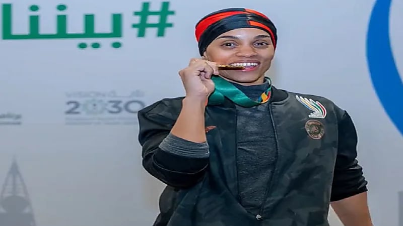 لاعبة الشباب تحصد ذهبية الملاكمة